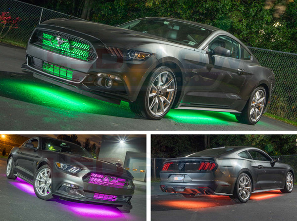 LEDGlow 4pc Million Color SMD LED Underbody Lights