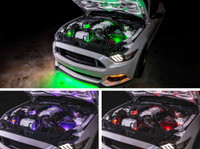 Engine Bay Lighting Add-On Kit for Smartphone & Million Color Wireless Underbody Kits
