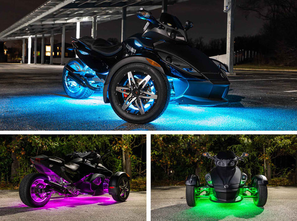 Advanced Million Color LED Lighting Kit for Can-Am Spyder