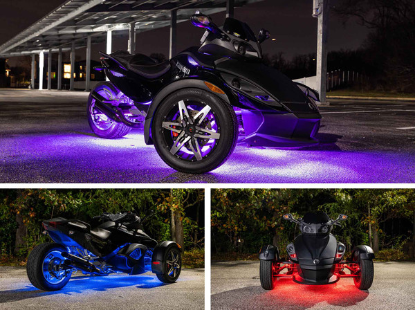 Advanced Million Color LED Lighting Kit for Can-Am Spyder