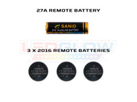 LEDGlow Replacement Wireless Remote Batteries