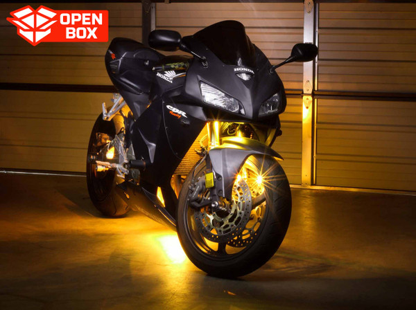 Advanced Amber LED Mini Motorcycle Lighting Kit | Open-Box