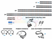 Advanced Million Color SMD LED Snowmobile Lighting Kit