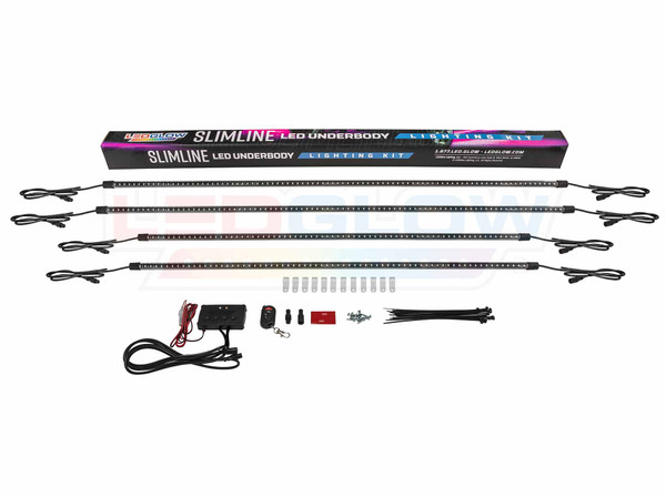 Million Color Slimline SMD LED Underbody Lighting Kit Unboxed