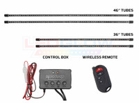 Million Color SMD LED Underbody Tubes, Control Box, & Wireless Remote