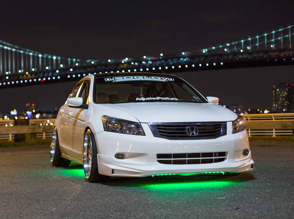 Green Slimline LED Underbody Lighting Kit