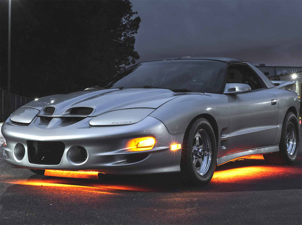 Orange Slimline LED Underbody Lighting Kit