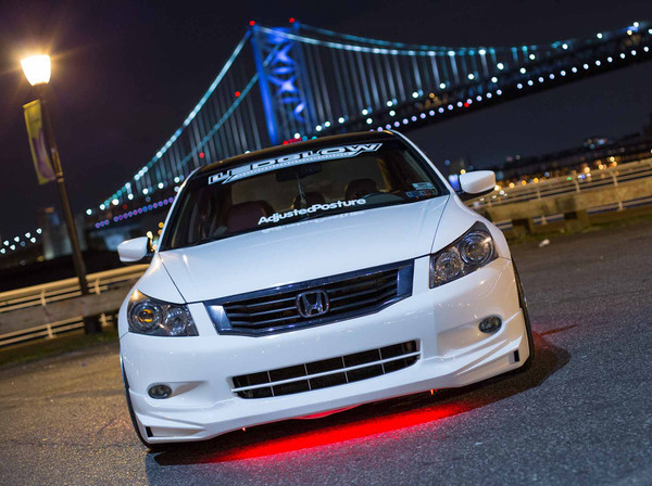 Red Slimline LED Underglow Lighting Kit