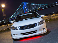 Red Slimline LED Underglow Lighting Kit