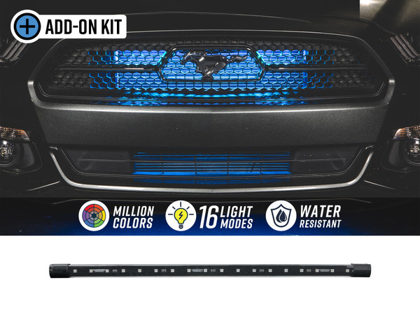 Million Color LED Grille Add-On Lighting Kit for Bluetooth Underbody Kits