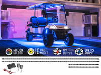 Million Color Expandable LED 6 Seater Golf Cart Underbody Lighting Kit