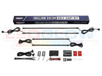 4pc Million Color Golf Cart Expandable Underbody Light Kit Unboxed