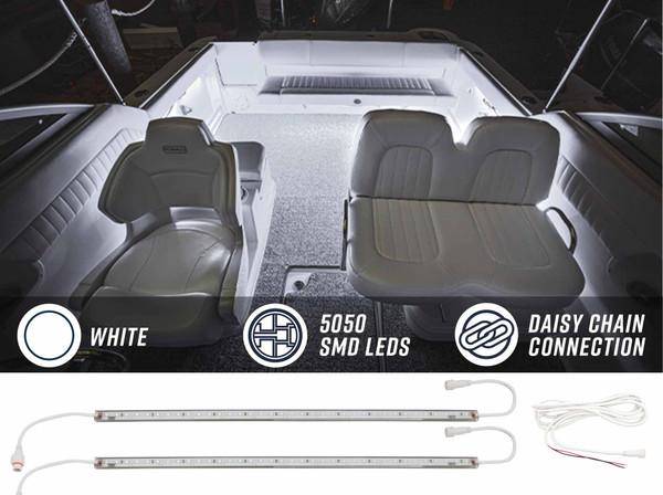 White Marine Boat LED Lighting Kit