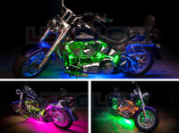 Advanced Million Color Motorcycle Light Kit Installed