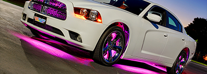Pink Underbody Lighting Kits