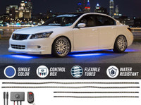 Blue LED Flexible Slimline Car Underbody Lighting Kit