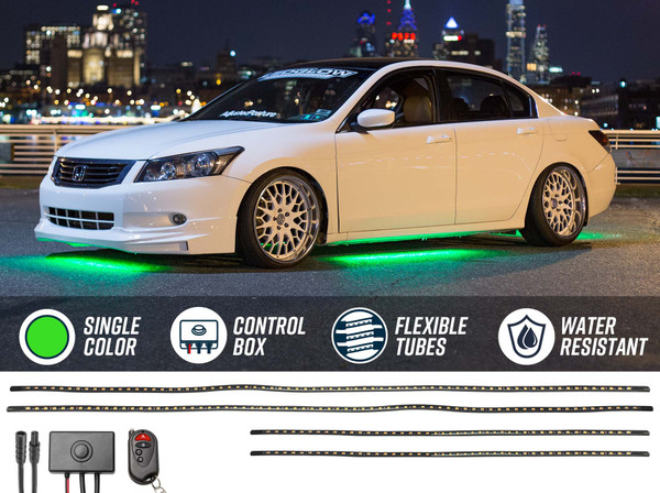 Green SMD LED Flexible Slimline Underbody Lighting Kit
