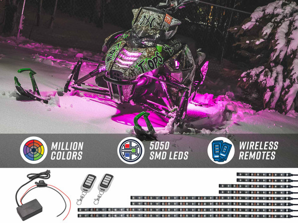 Advanced Million Color SMD LED Snowmobile Lighting Kit