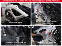 How to Remove the Fairing with the LED Lights Attached
