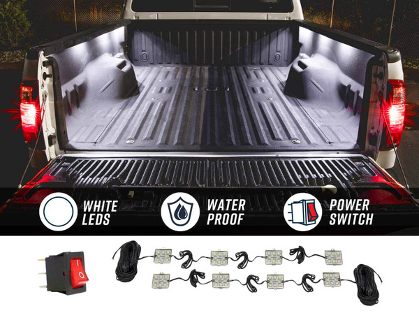 8pc Truck Bed LED Lighting Kit