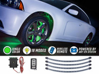 Green Flexible LED Wheel Well Lights