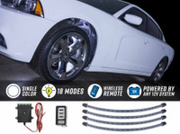 White Flexible LED Wheel Well Lights